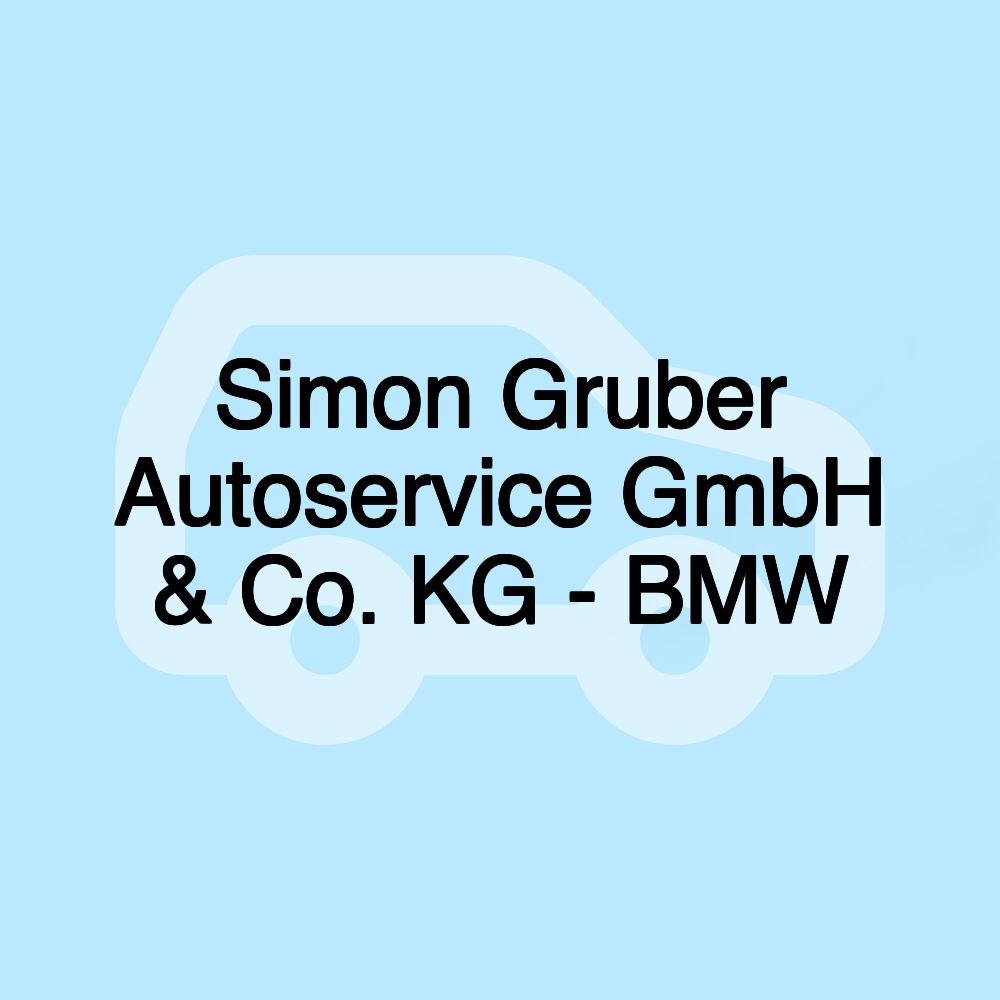 Simon Gruber Autoservice GmbH & Co. KG - BMW