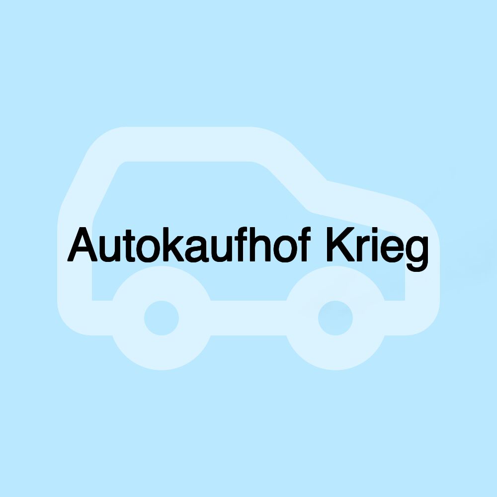 Autokaufhof Krieg