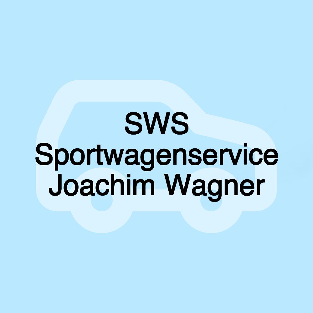 SWS Sportwagenservice Joachim Wagner