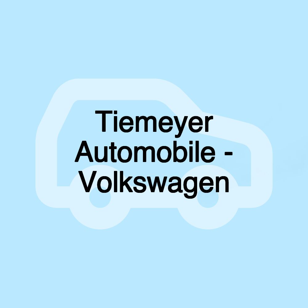 Tiemeyer Automobile - Volkswagen Tiemeyer Automobile - Volkswagen