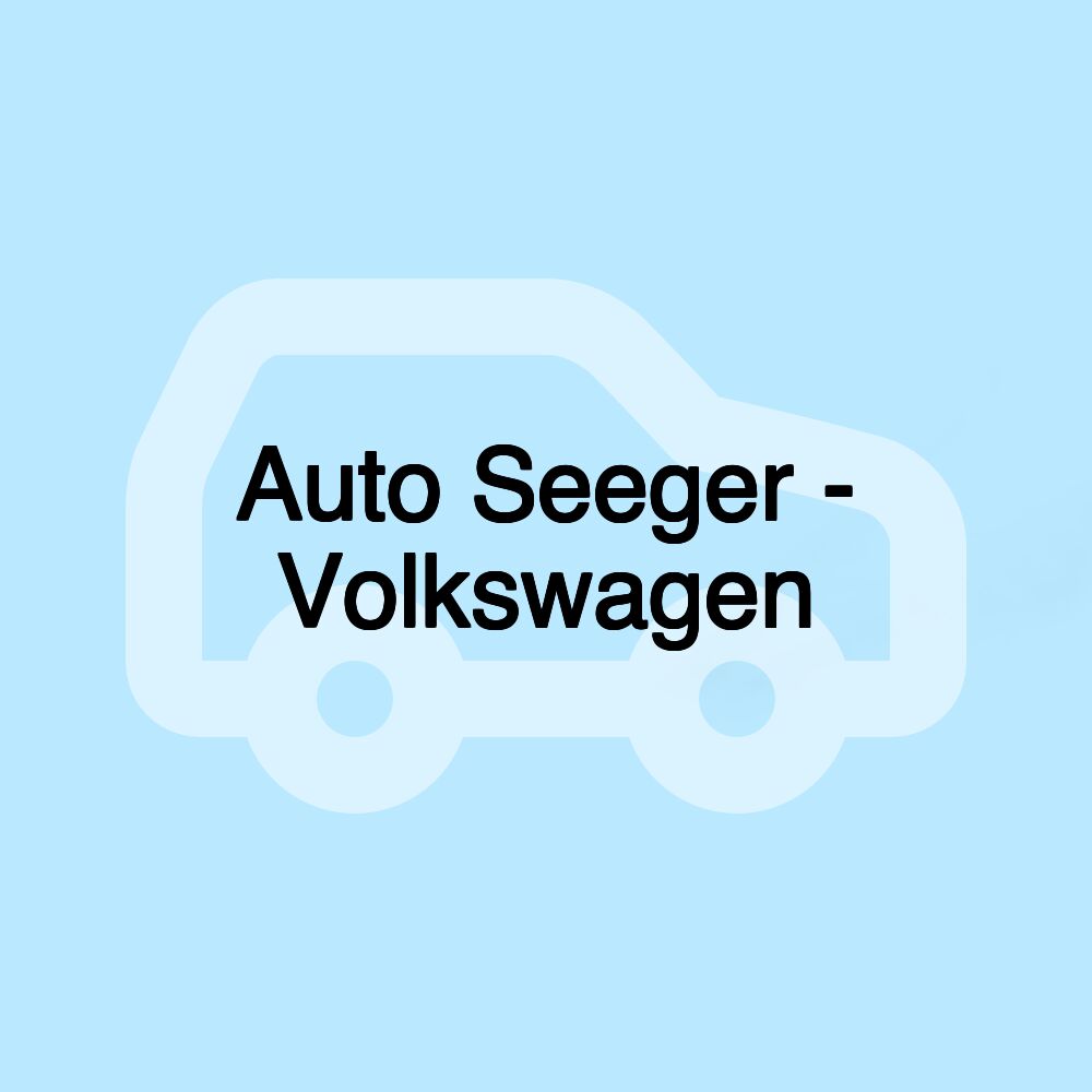 Auto Seeger - Volkswagen