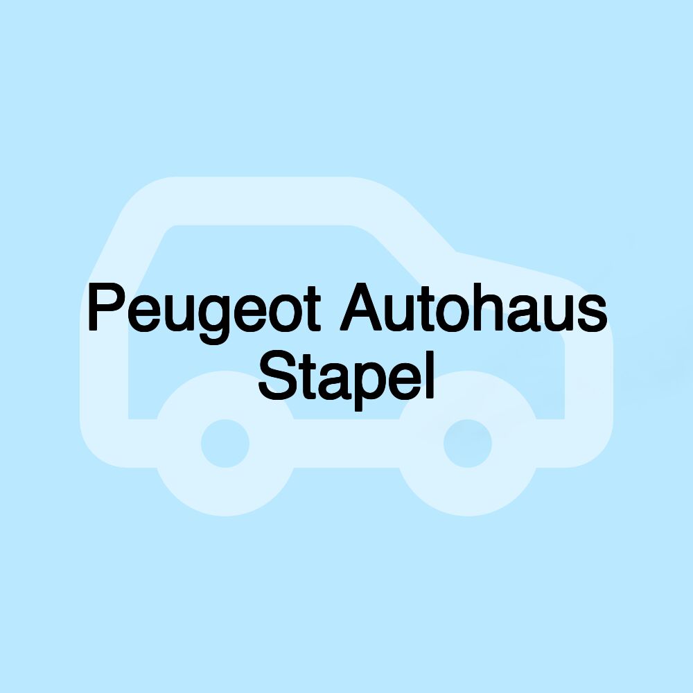 Peugeot Autohaus Stapel