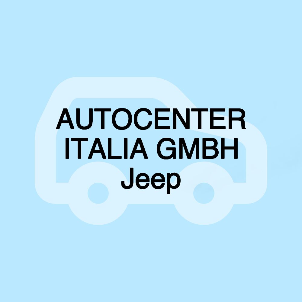 AUTOCENTER ITALIA GMBH Jeep