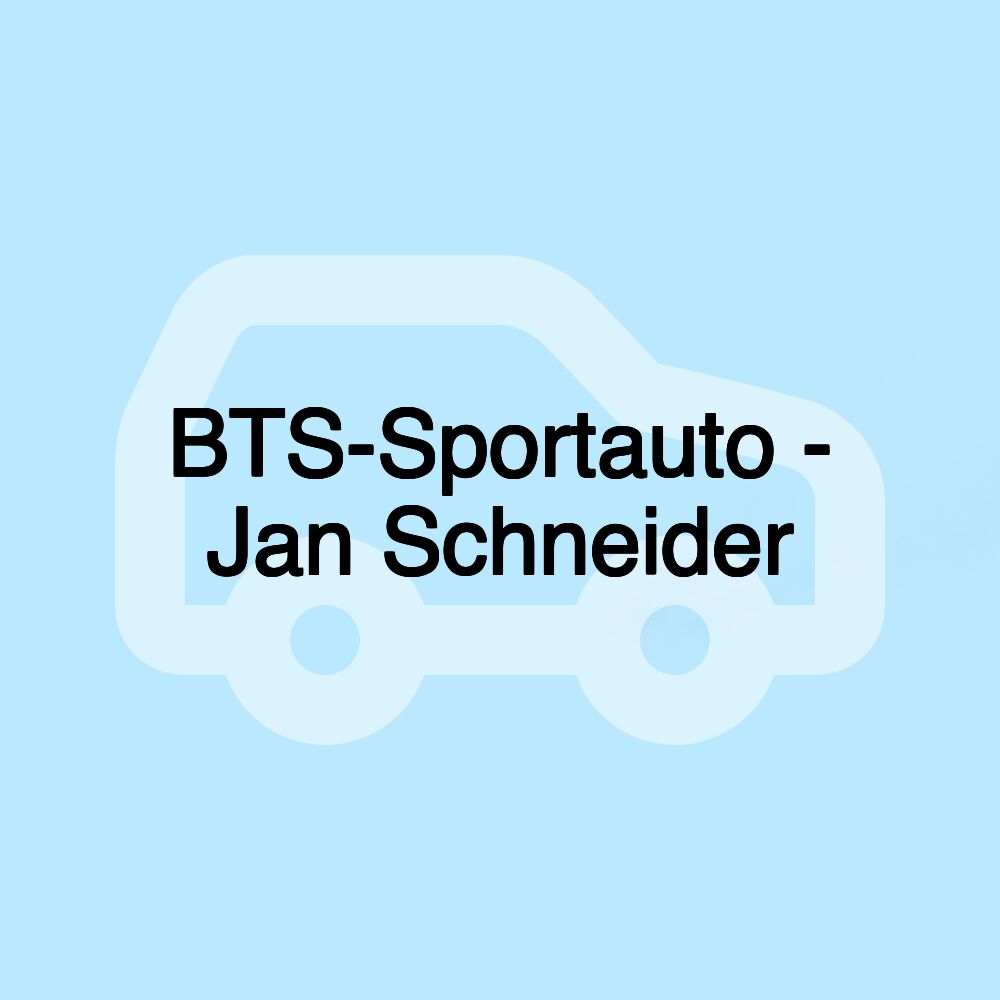 BTS-Sportauto - Jan Schneider