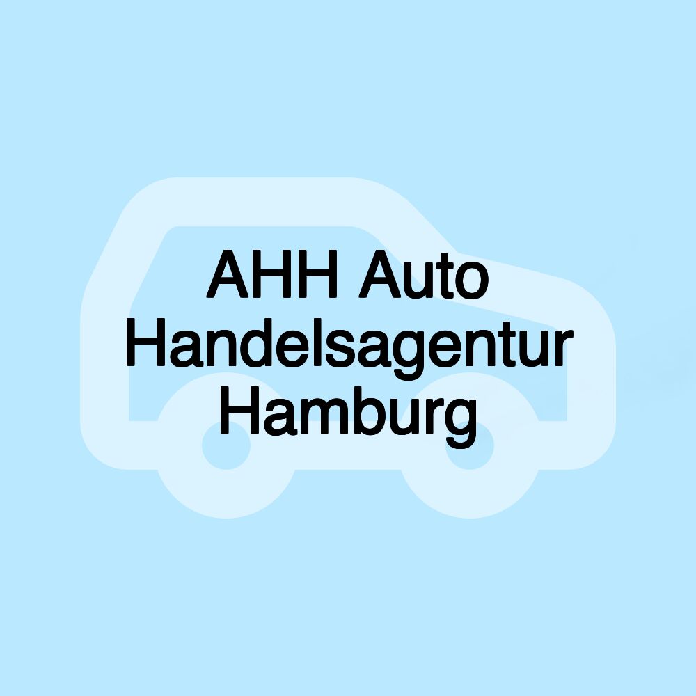 AHH Auto Handelsagentur Hamburg