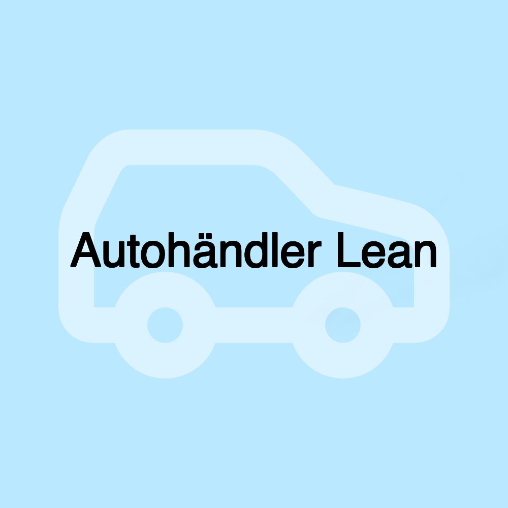 Autohändler Lean