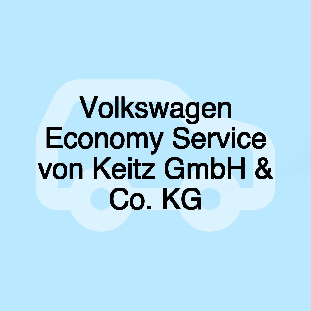 Volkswagen Economy Service von Keitz GmbH & Co. KG