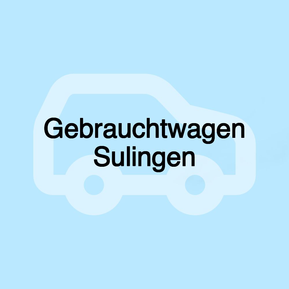 Gebrauchtwagen Sulingen