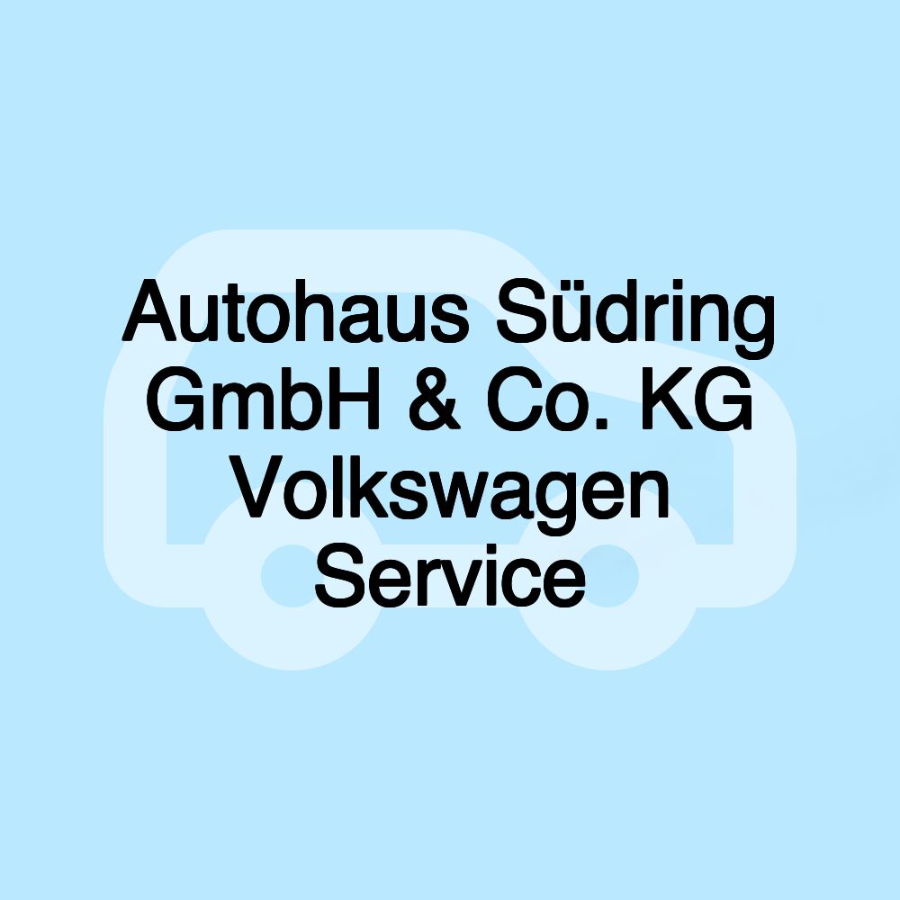 Autohaus Südring GmbH & Co. KG Volkswagen Service