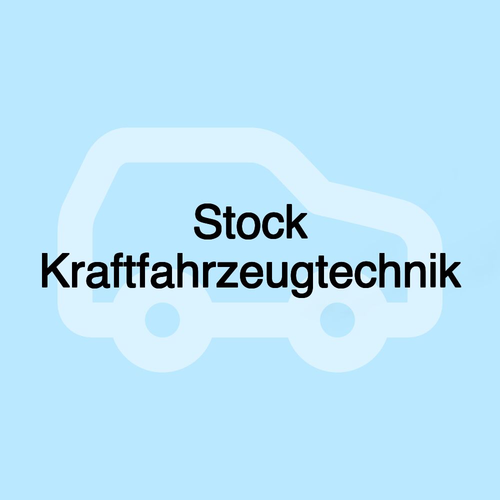 Stock Kraftfahrzeugtechnik
