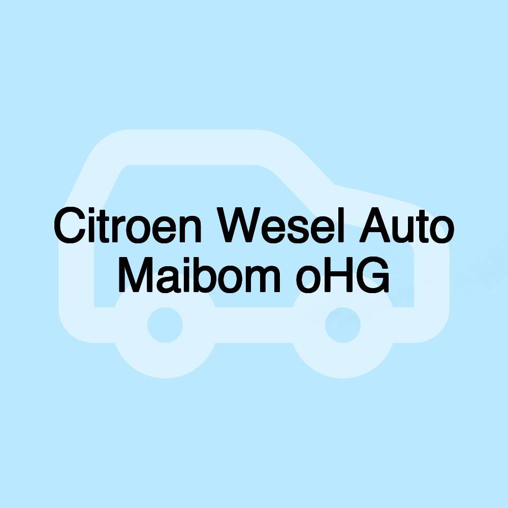 Citroen Wesel Auto Maibom oHG Citroen Wesel Auto Maibom oHG