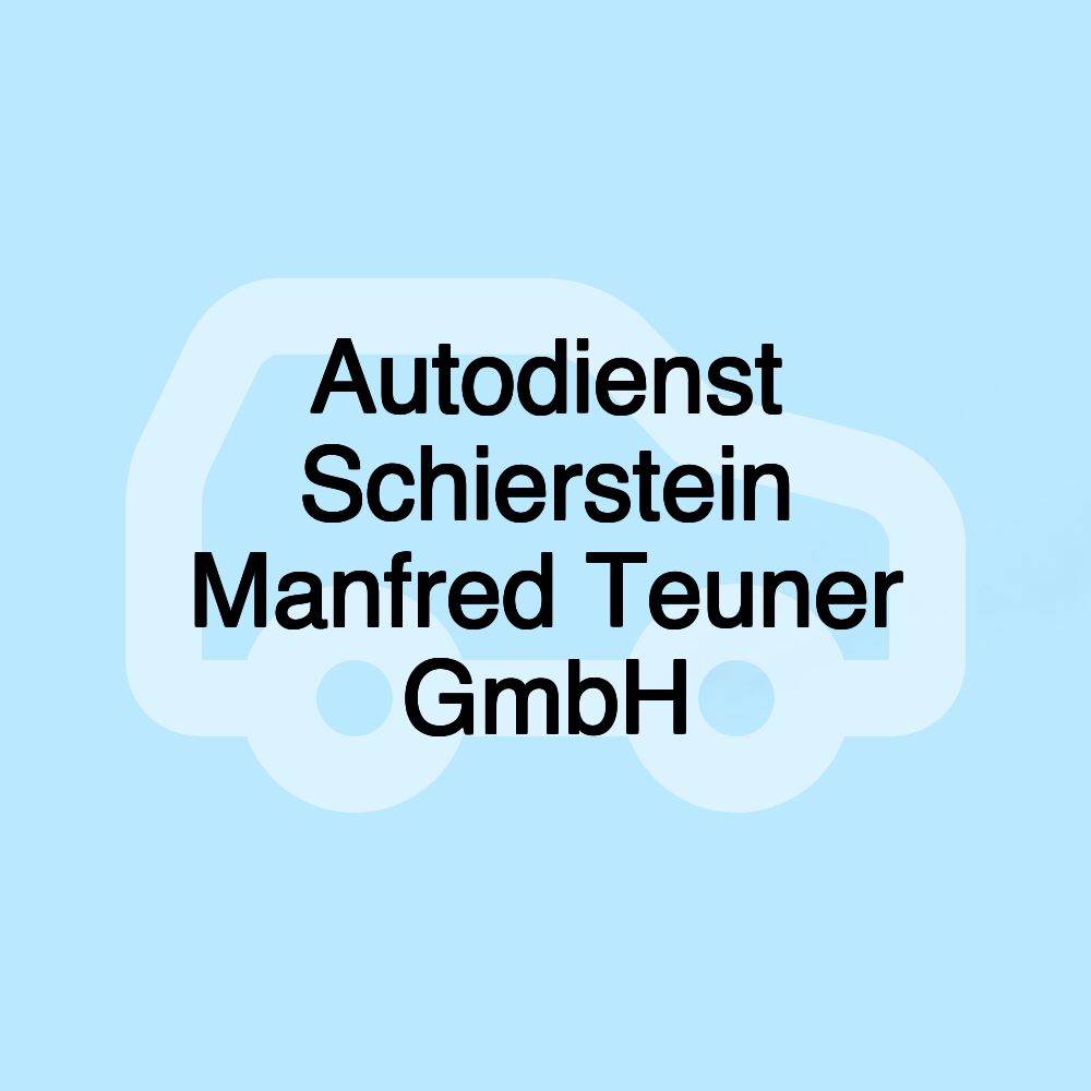 Autodienst Schierstein Manfred Teuner GmbH Autodienst Schierstein Manfred Teuner GmbH