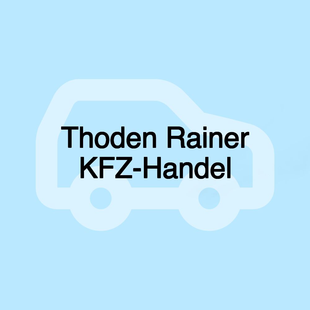 Thoden Rainer KFZ-Handel