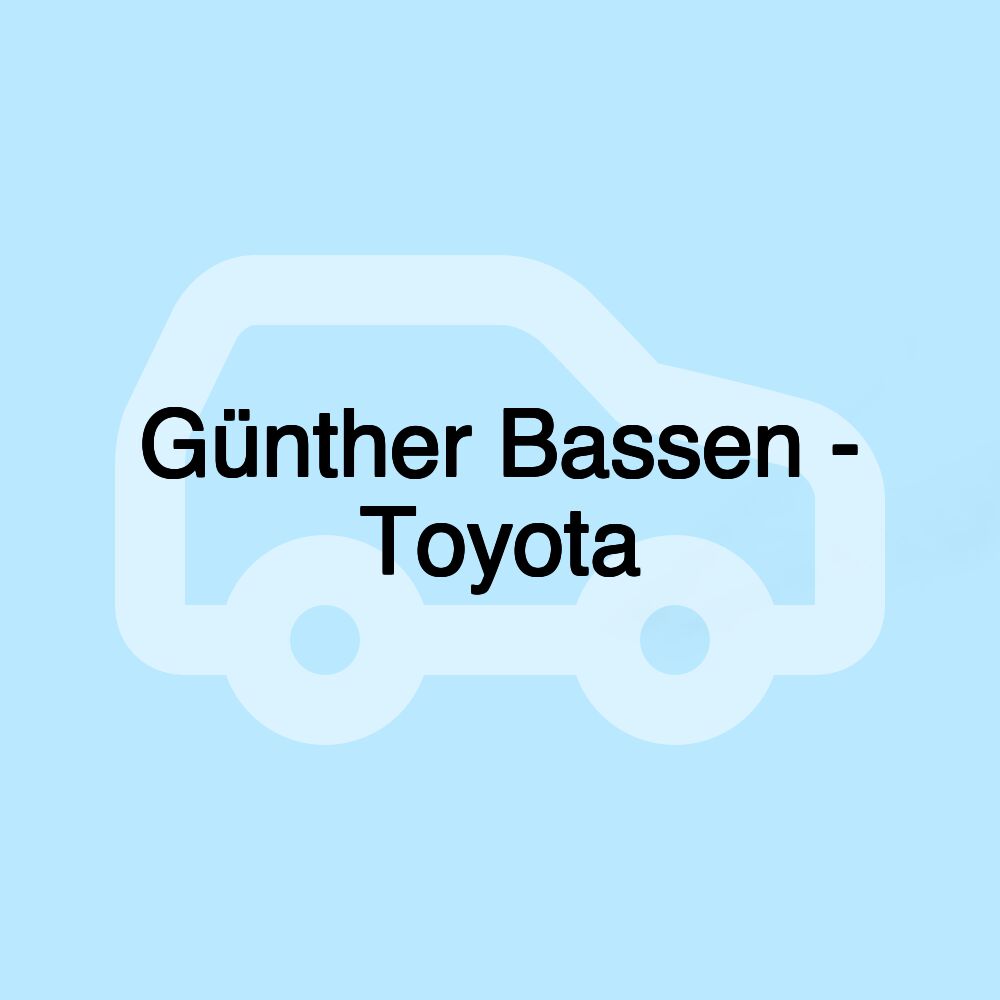 Günther Bassen - Toyota