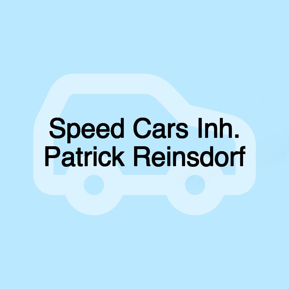 Speed Cars Inh. Patrick Reinsdorf