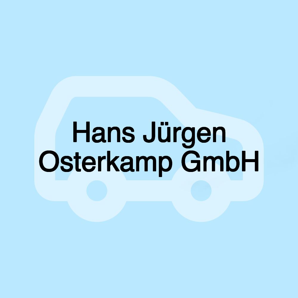 Hans Jürgen Osterkamp GmbH Hans Jürgen Osterkamp GmbH
