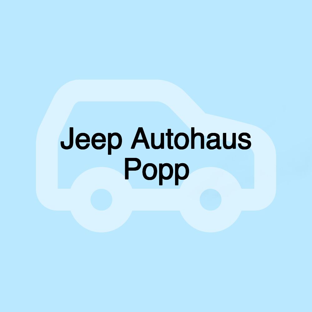 Jeep Autohaus Popp