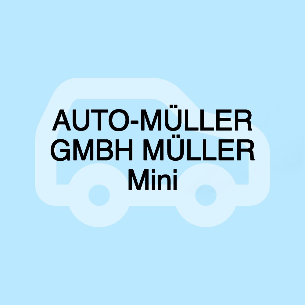 AUTO-MÜLLER GMBH MÜLLER Mini AUTO-MÜLLER GMBH MÜLLER Mini