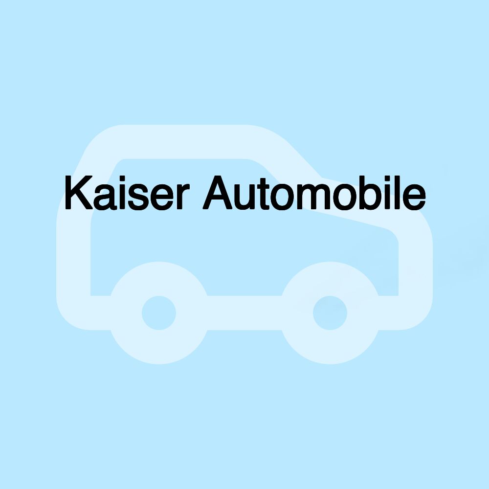 Kaiser Automobile معرض القيصر للسيارات