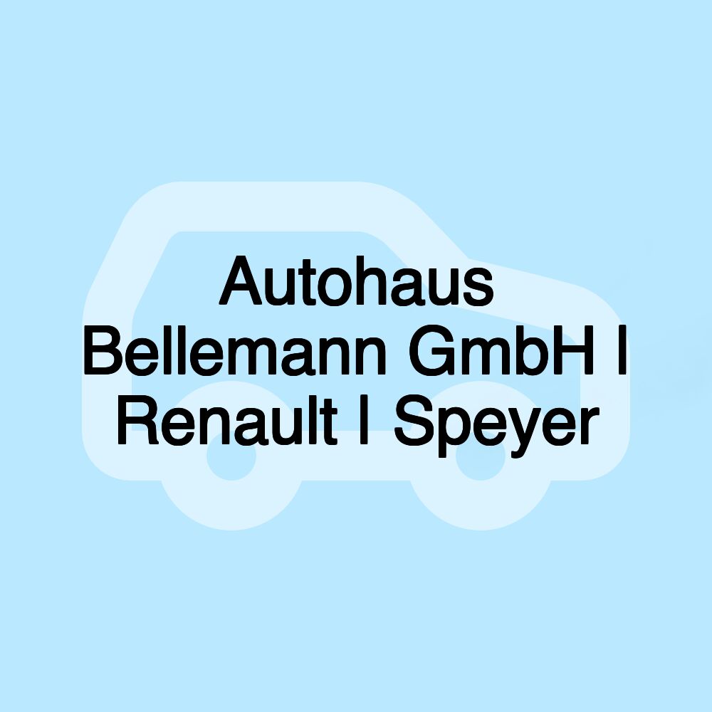 Autohaus Bellemann GmbH | Renault | Speyer