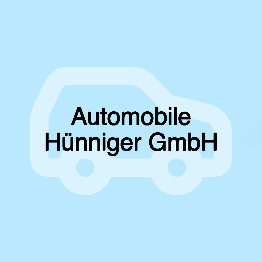 Automobile Hünniger GmbH Automobile Hünniger GmbH