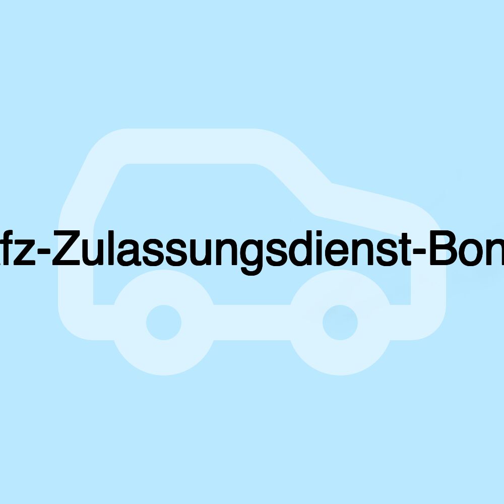 Kfz-Zulassungsdienst-Bonn Kfz-Zulassungsdienst-Bonn