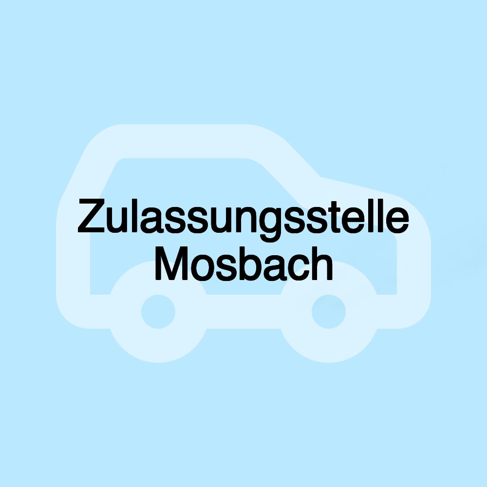 Zulassungsstelle Mosbach