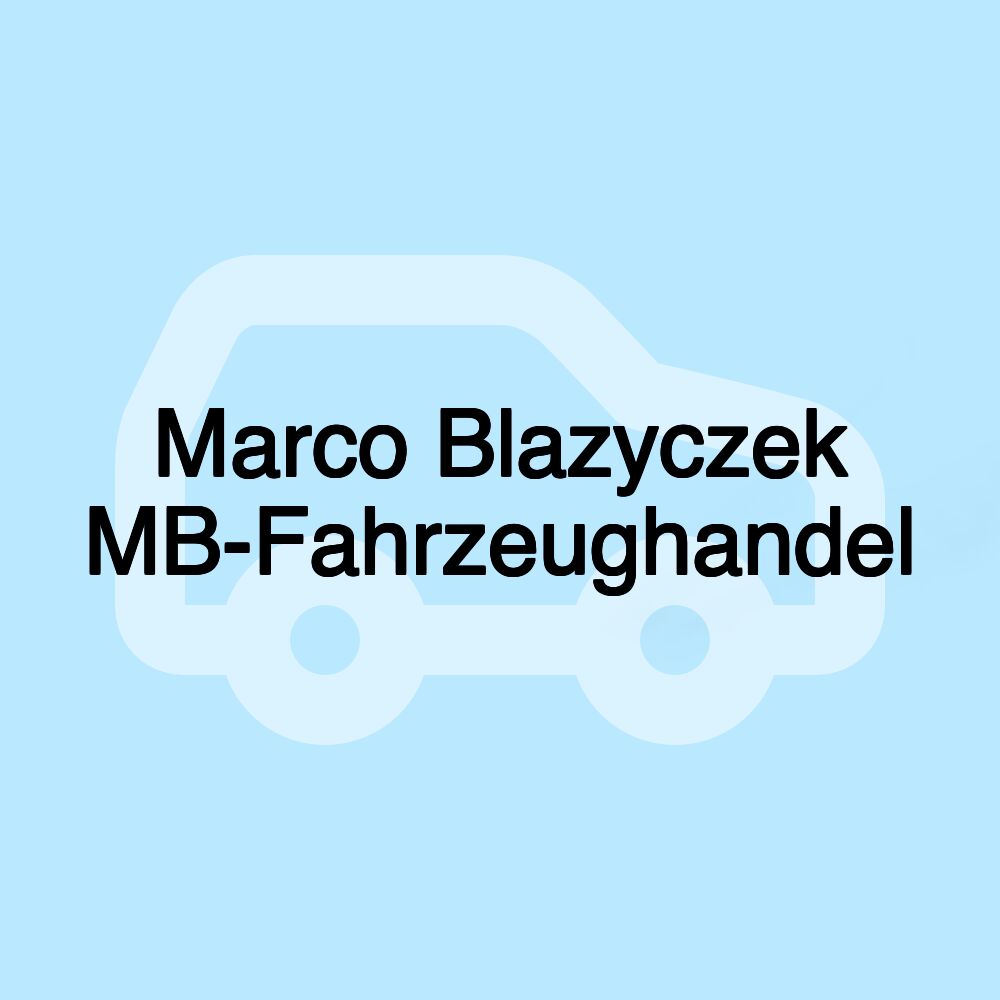 Marco Blazyczek MB-Fahrzeughandel