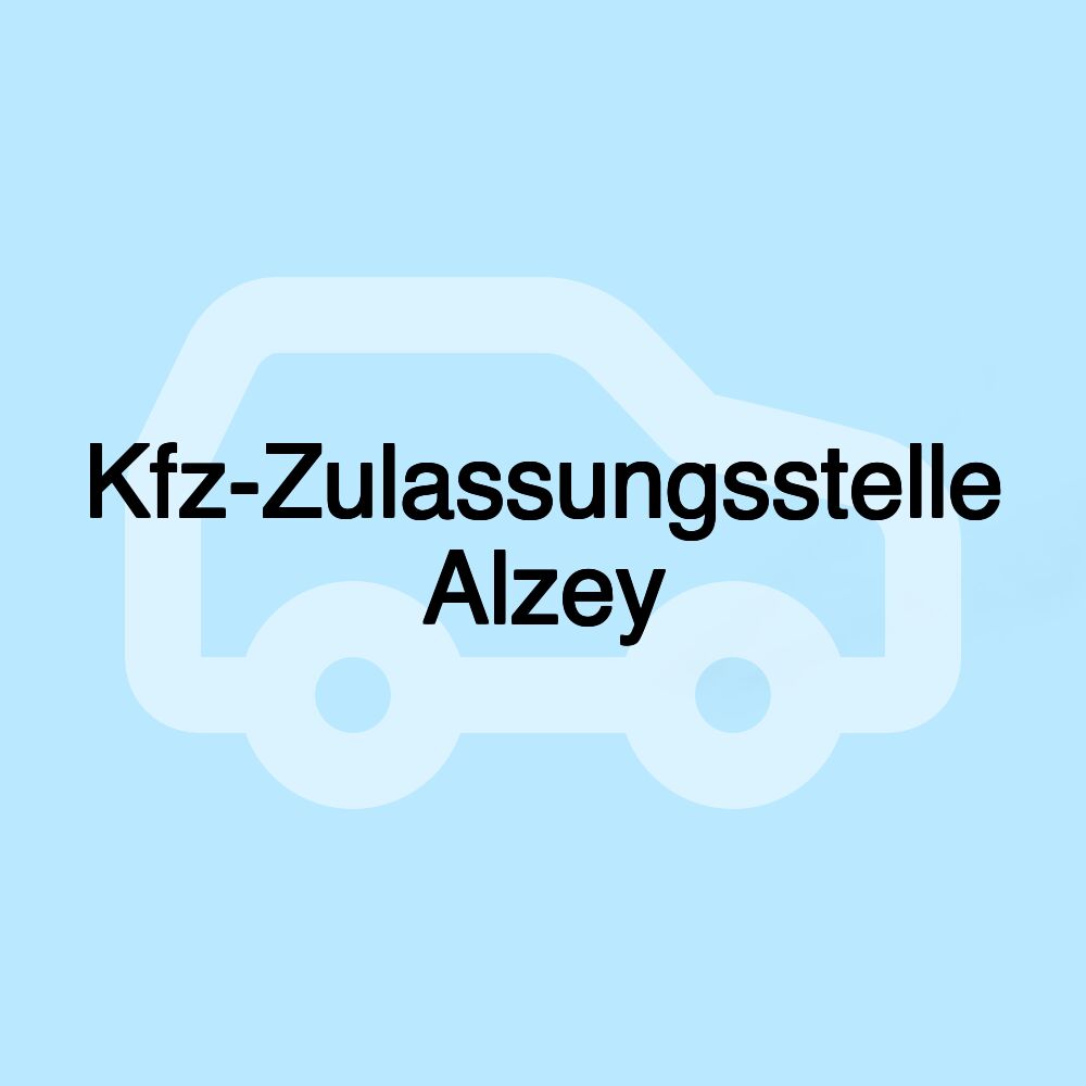 Kfz-Zulassungsstelle Alzey