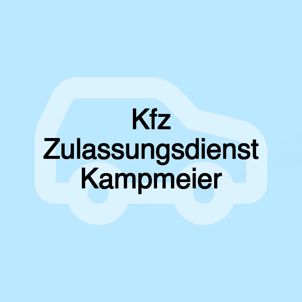 Kfz Zulassungsdienst Kampmeier