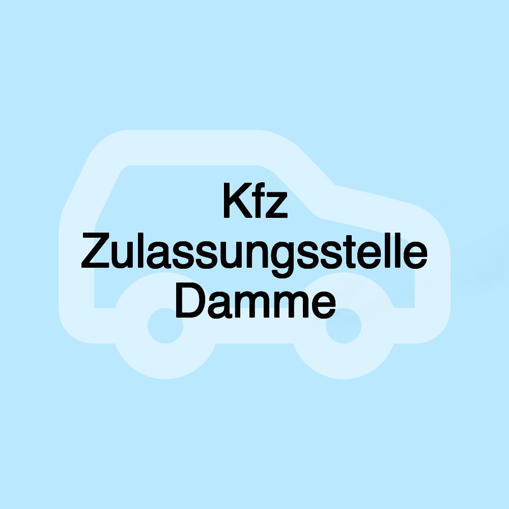Kfz Zulassungsstelle Damme