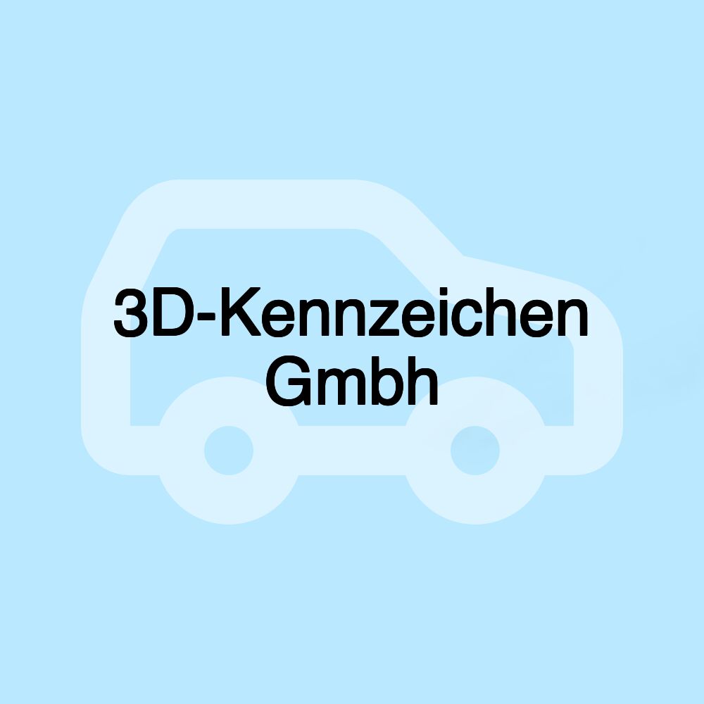 3D-Kennzeichen Gmbh