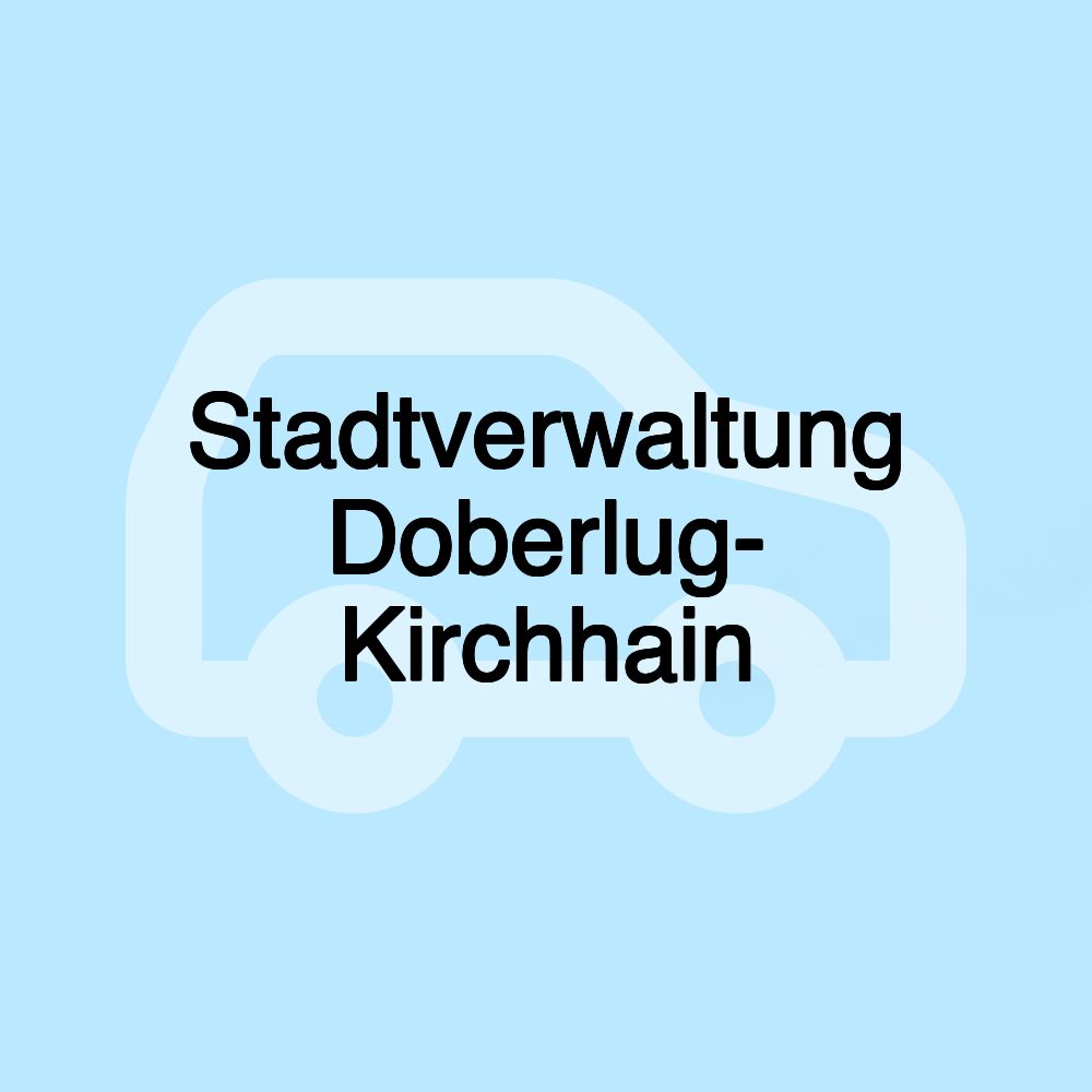 Stadtverwaltung Doberlug- Kirchhain Stadtverwaltung Doberlug- Kirchhain