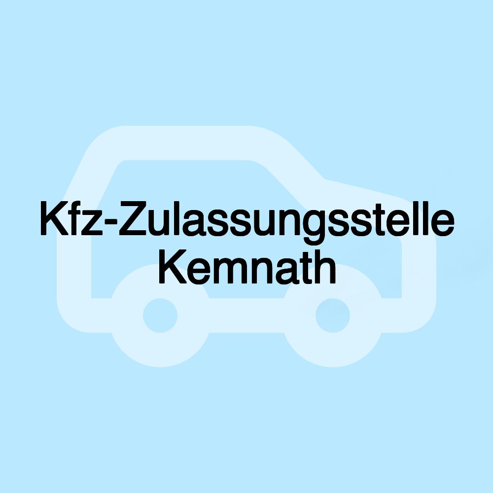 Kfz-Zulassungsstelle Kemnath