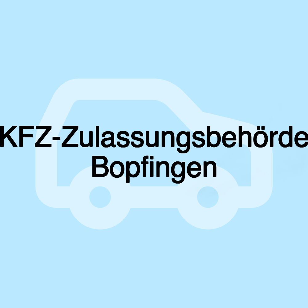 KFZ-Zulassungsbehörde Bopfingen
