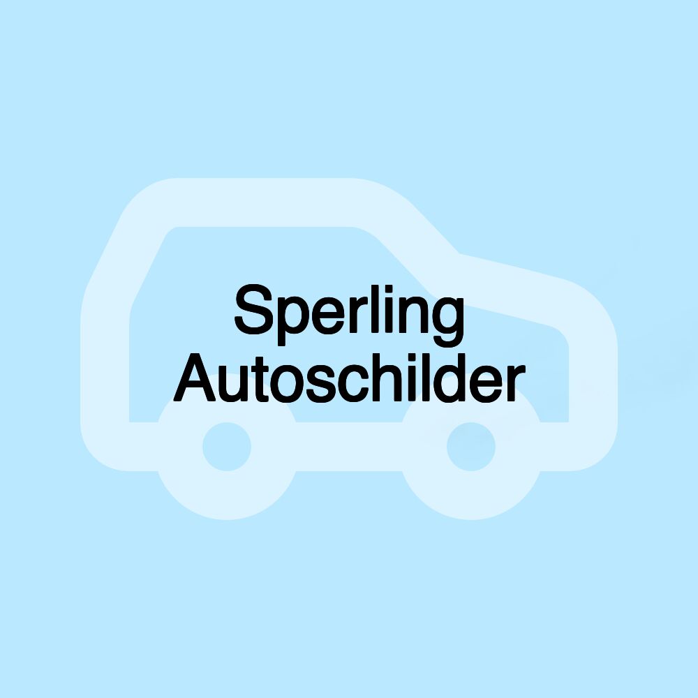 Sperling Autoschilder