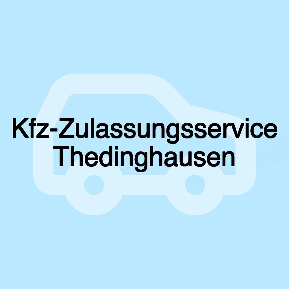 Kfz-Zulassungsservice Thedinghausen