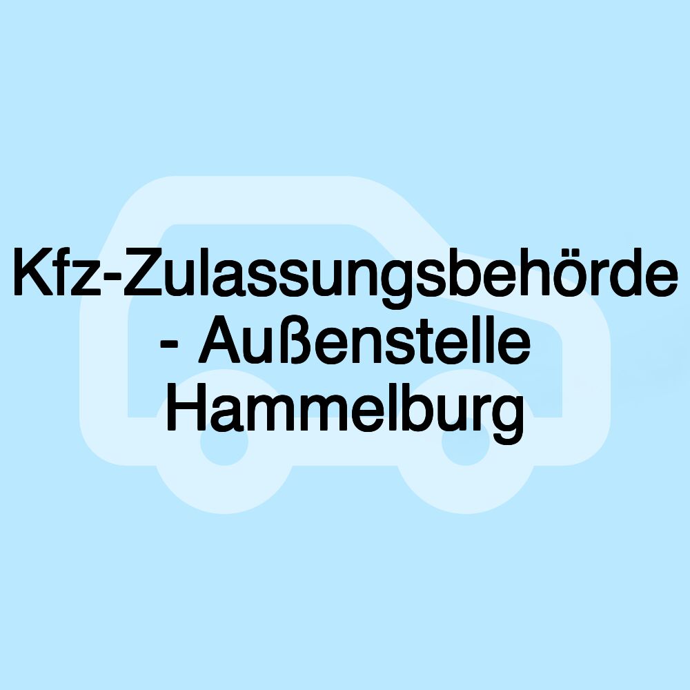 Kfz-Zulassungsbehörde - Außenstelle Hammelburg