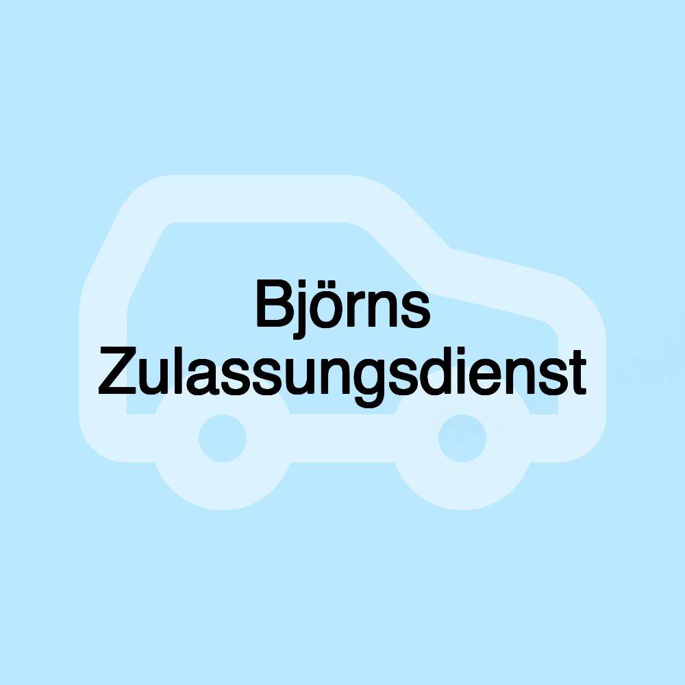 Björns Zulassungsdienst