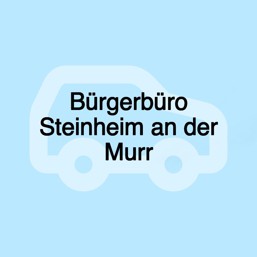 Bürgerbüro Steinheim an der Murr