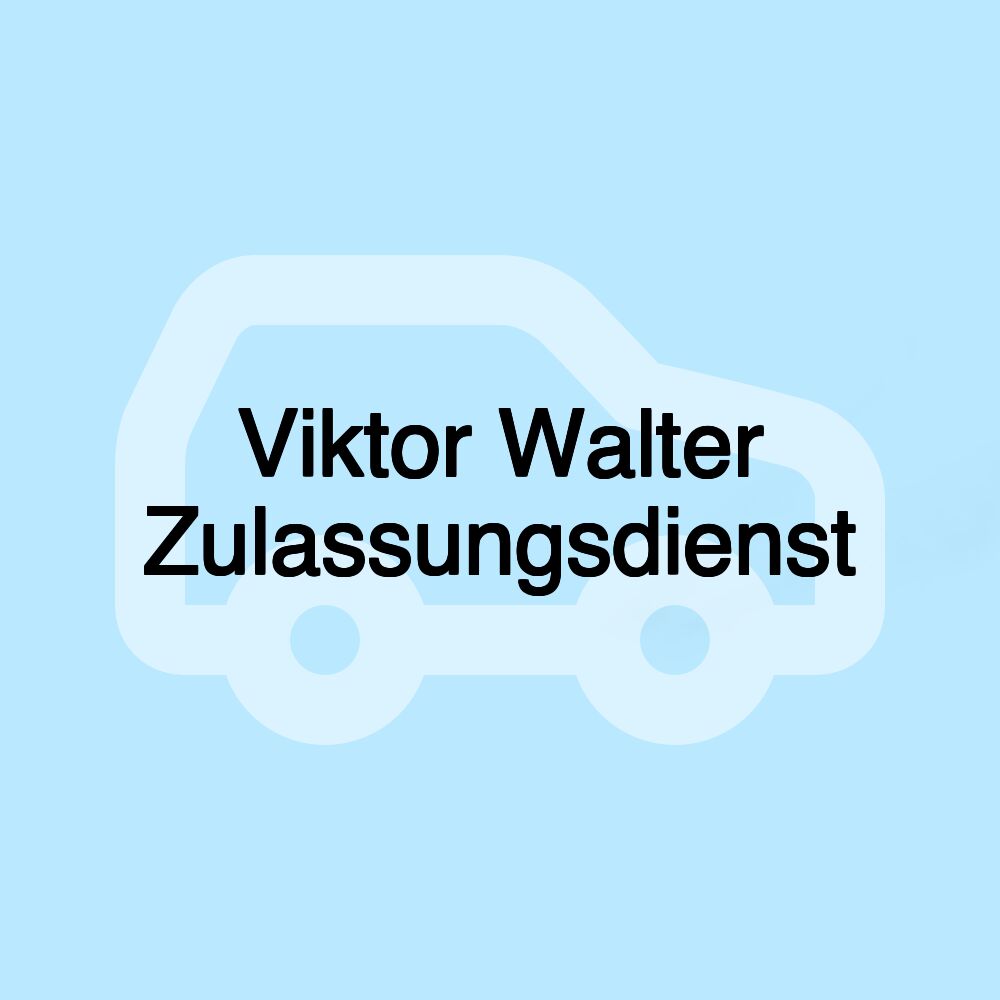 Viktor Walter Zulassungsdienst